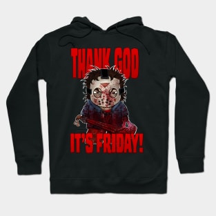 Thank God It's Friday Bloodied Hoodie